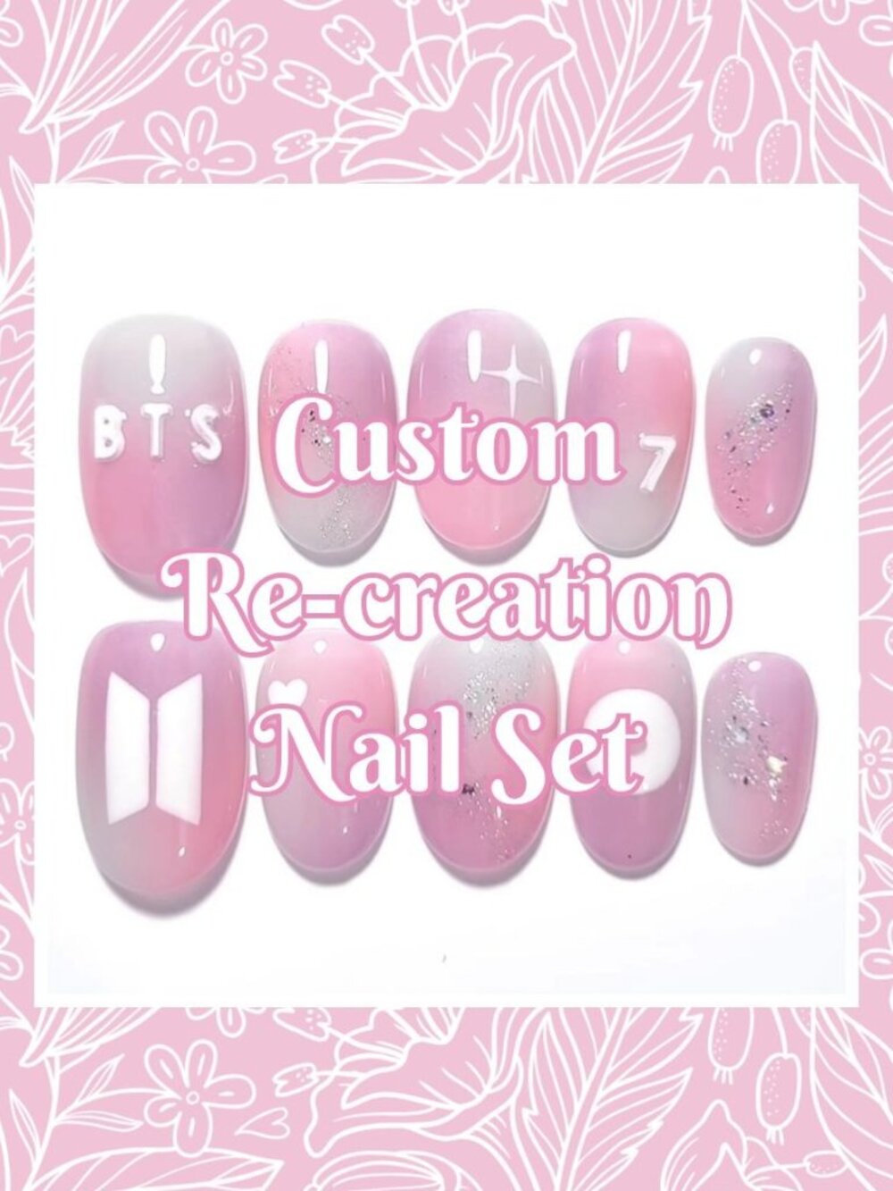 💅 Custom Re-Creation Press-On Nails (Made to Order)